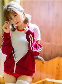 Chiyo Ogura w NO.005 Red gymnastics jacket(7)